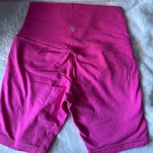 Lululemon sonic pink align shorts